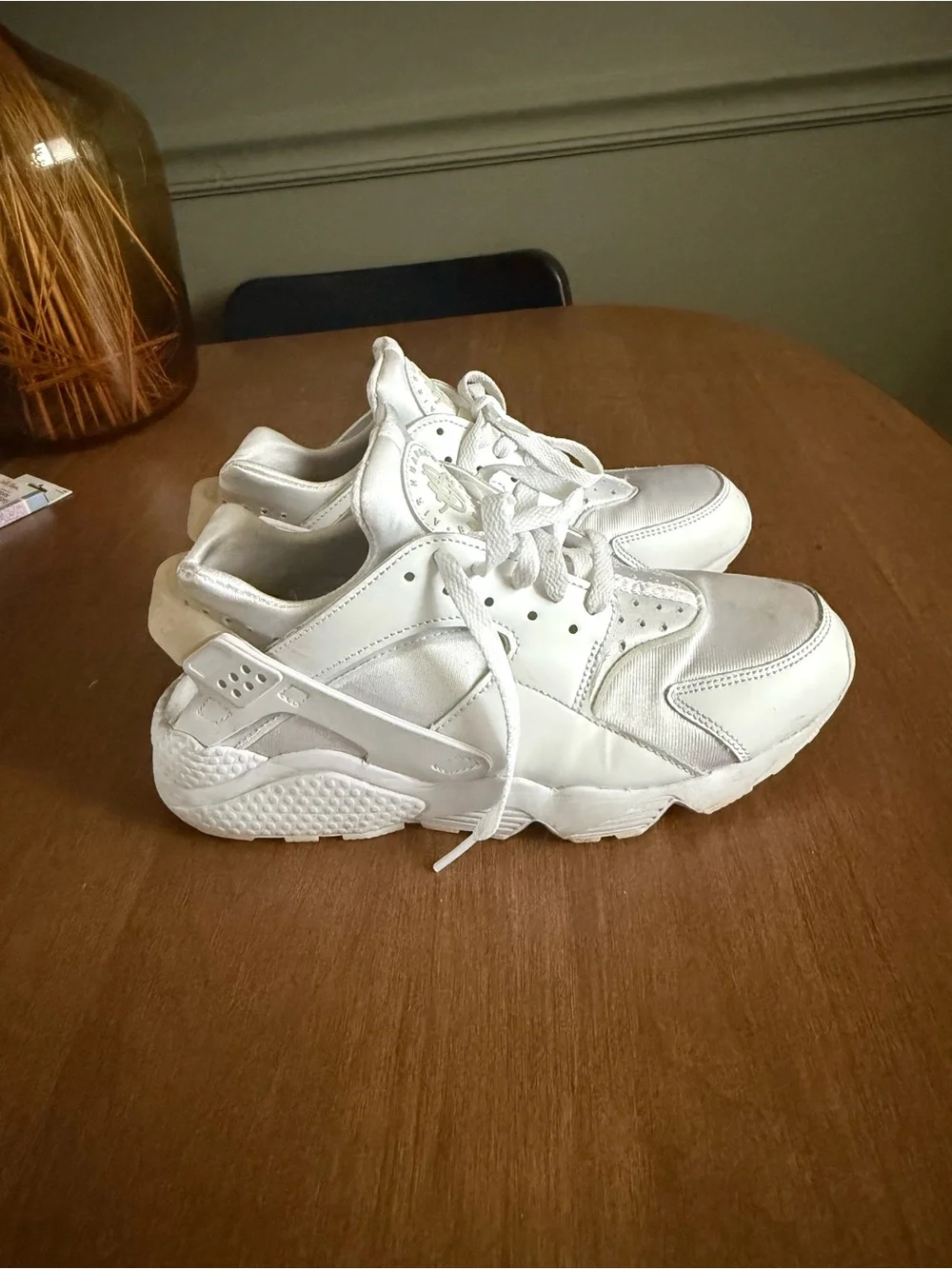 Nike Kids White Lace-Up Sneakers